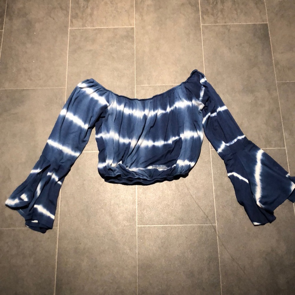 Tie Dye Off the Shoulder Top